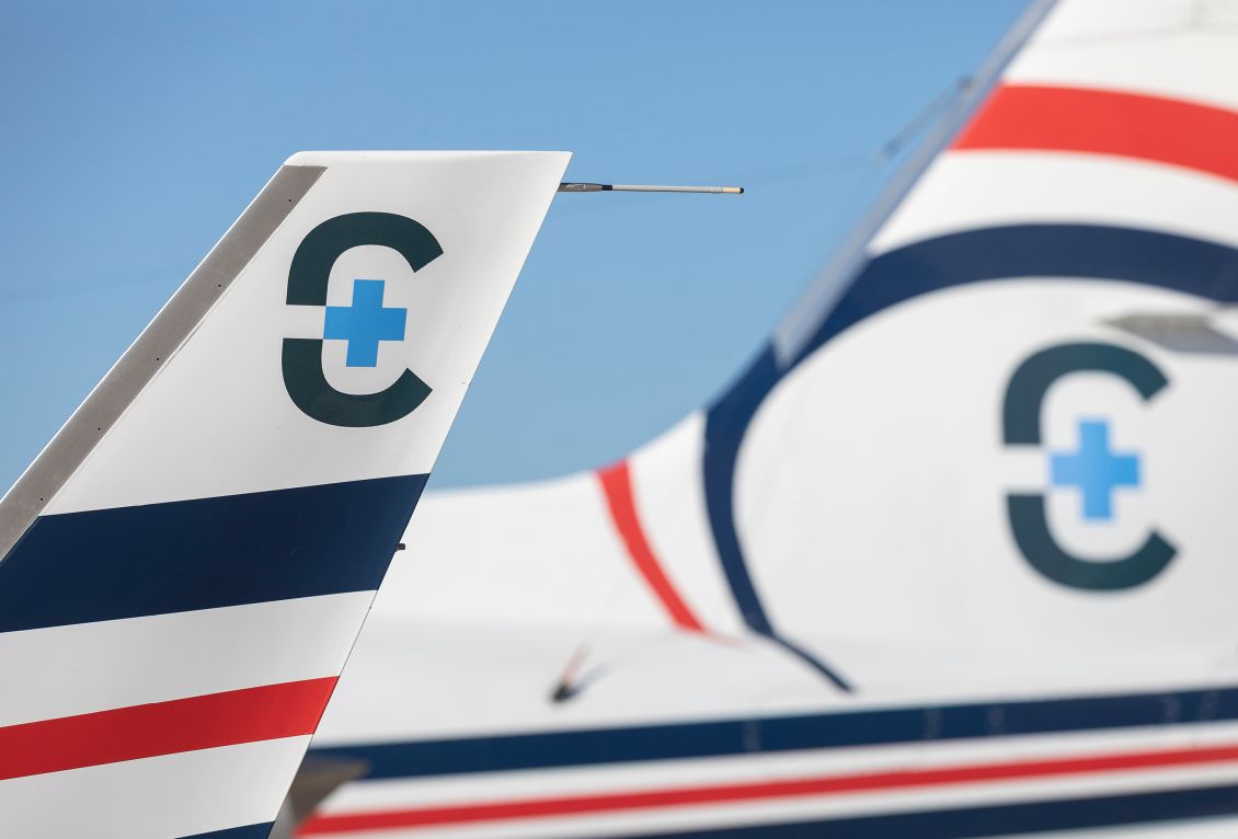 Charter jet flights air ambulance